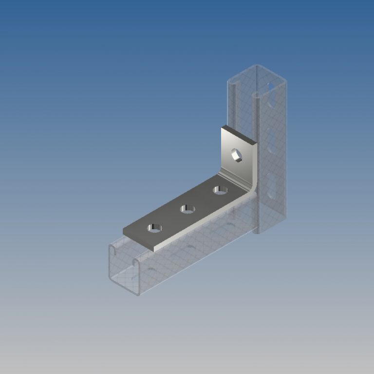 P1278 90 Degree Unistrut Angle Bracket - Network Cable and Pipe