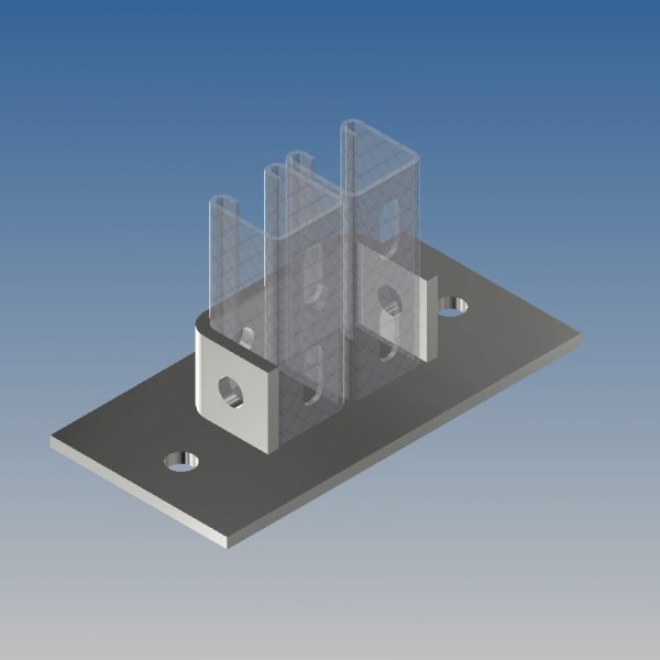 FB62/P2073 Double Channel Base Plate
