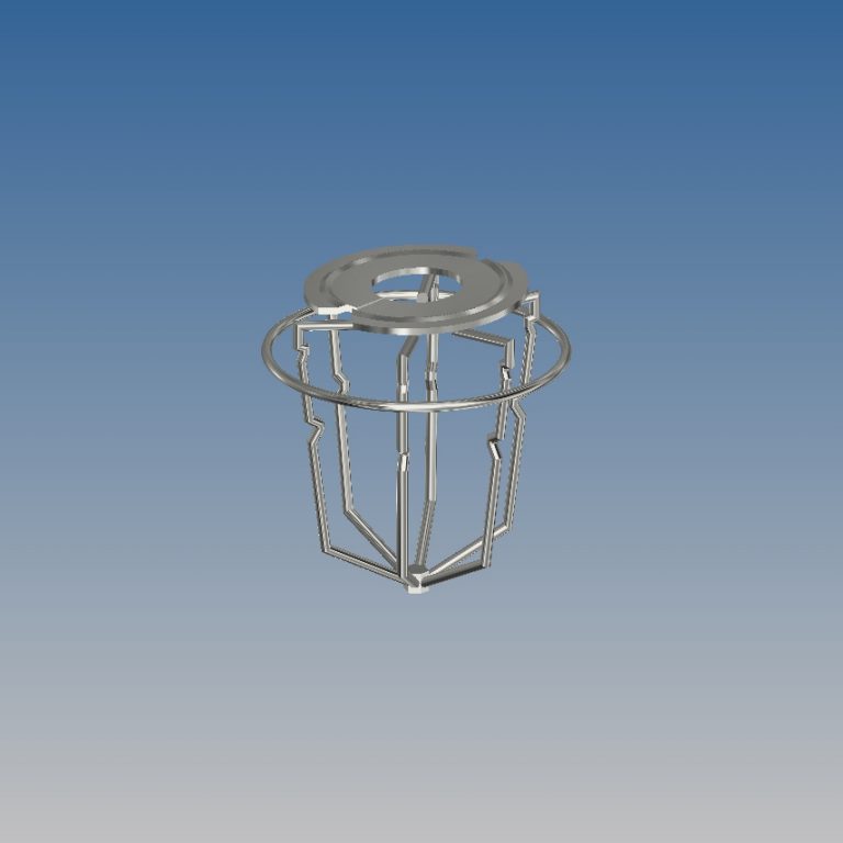 Chrome Sprinkler Guards with Baffle Network Cable and Pipe